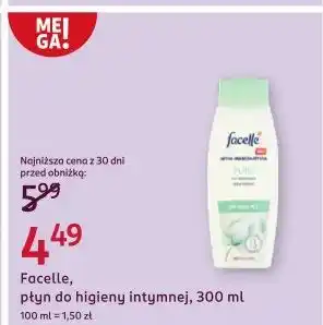 Rossmann Płyn do higieny intymnej pure Facelle Intim oferta