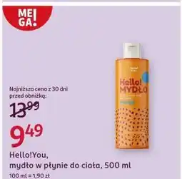 Rossmann Mydło w płynie do ciała mango Hello!You oferta