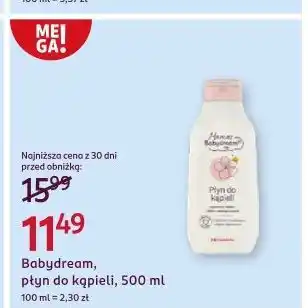 Rossmann Płyn do kąpieli Babydream Mamas oferta