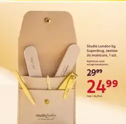 Rossmann Zestaw do manicure Studio London By Superdrug oferta