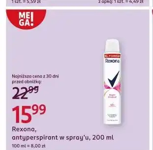 Rossmann Antyperspirant Rexona Sexy Bouquet oferta