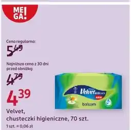 Rossmann Chusteczki higieniczne Velvet Balsam oferta