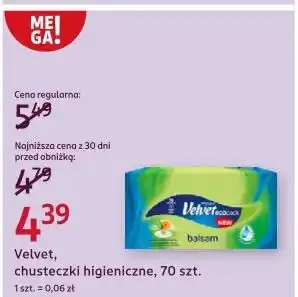Rossmann Chusteczki higieniczne Velvet Balsam oferta