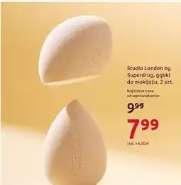 Rossmann Gąbki do makijażu Studio London By Superdrug oferta