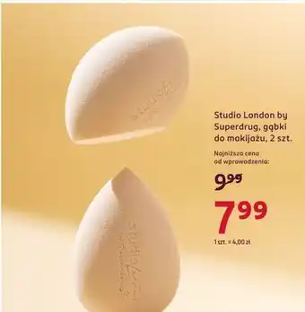 Rossmann Gąbki do makijażu Studio London By Superdrug oferta