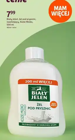 Rossmann Żel pod prysznic nawilżający Biały Jeleń Kozie Mleko oferta