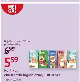 Rossmann Chusteczki higieniczne Kartika oferta