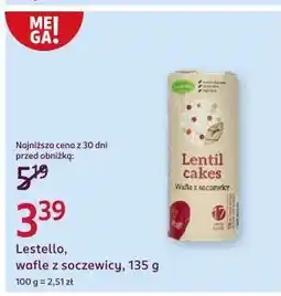 Rossmann Wafle z soczewicy Lestello oferta