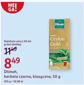 Rossmann Herbata Dilmah Ceylon Gold oferta