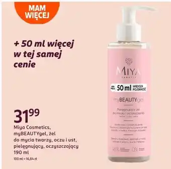 Rossmann Żel do mycia twarzy Miya My Beauty Gel oferta