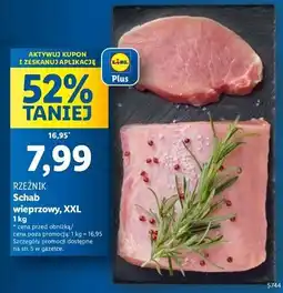 Lidl Schab wieprzowy bez kości Rzeźnik Codzienna Dostawa oferta