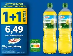 Lidl Olej rzepakowy Vita D'or oferta