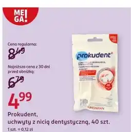 Rossmann Uchwyty z jedwabną nicią dentystyczną Prokudent Med oferta