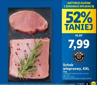 Lidl Schab wieprzowy bez kości Rzeźnik Codzienna Dostawa oferta