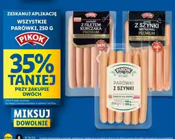 Lidl Parówki z szynki Pikok Pure oferta