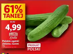 Lidl Ogórek zielony polska oferta