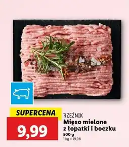 Lidl Mięso mielone z łopatki i boczku Rzeźnik Codzienna Dostawa oferta