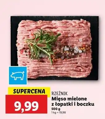 Lidl Mięso mielone z łopatki i boczku Rzeźnik Codzienna Dostawa oferta