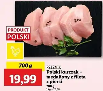 Lidl Medaliony z fileta kurczaka Rzeźnik Codzienna Dostawa oferta
