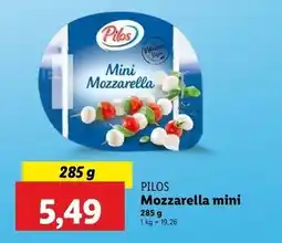 Lidl Mozzarella mini Pilos oferta