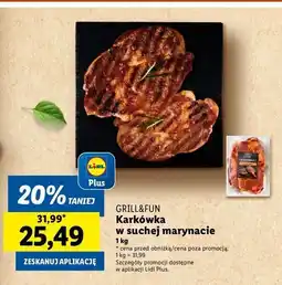 Lidl Karkówka wieprzowa w marynacie z papryki wędzonej Grill And Fun oferta