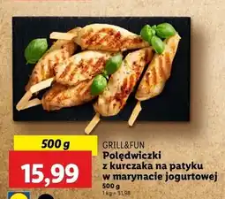 Lidl Polędwiczki z kurczaka w marynacie jogurtowej Grill And Fun oferta