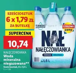 Lidl Woda niegazowana Nałęczowianka oferta