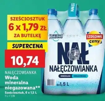 Lidl Woda niegazowana Nałęczowianka oferta
