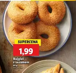 Lidl Bajgiel z sezamem oferta