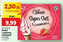 Lidl Lody truskawkowe Gelatelli oferta