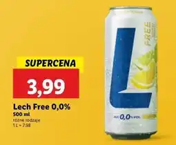 Lidl Piwo Lech Free Pomelo I Grejpfrut oferta