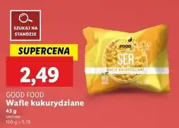 Lidl Wafle średnie kukurydziane o smaku sera Good Food oferta