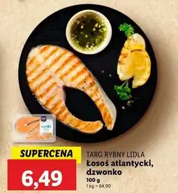 Lidl Łosoś atlantycki dzwonko Targ Rybny Lidla oferta