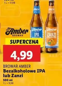 Lidl Piwo Amber Zanzi oferta