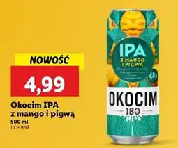 Lidl Piwo Okocim Ipa Mango Z Pigwą oferta