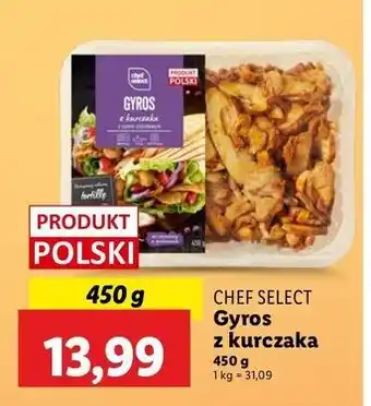 Lidl Gyros z kurczaka Chef Select oferta