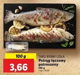 Lidl Pstrąg tęczowy patroszony Targ Rybny Lidla oferta