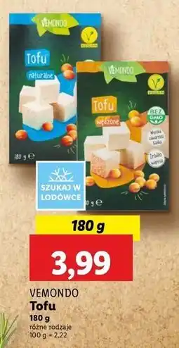 Lidl Tofu wędzone Vemondo oferta