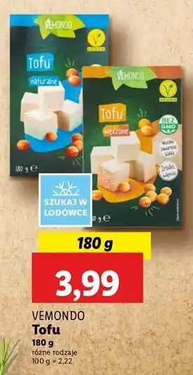 Lidl Tofu wędzone Vemondo oferta