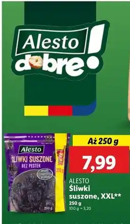Lidl Śliwki suszone Alesto oferta
