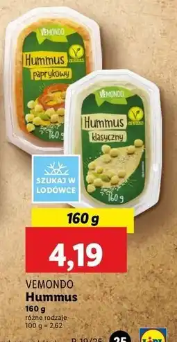 Lidl Hummus klasyczny Vemondo oferta