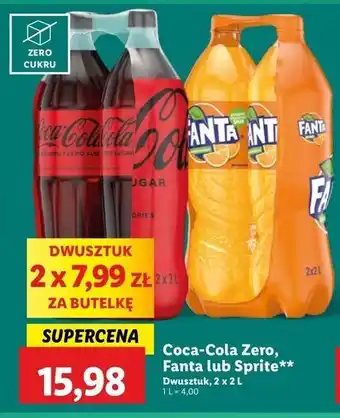 Lidl Napój Coca-Cola Zero oferta