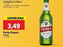 Lidl Piwo Perła Export oferta