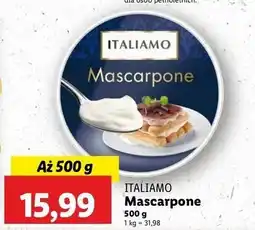 Lidl Ser mascarpone Italiamo oferta