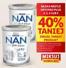 Lidl Mleko 5 Nestle Nan Optipro Plus oferta
