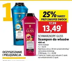 Lidl Szampon do włosów farbowanych Gliss Kur Colour Perfector oferta