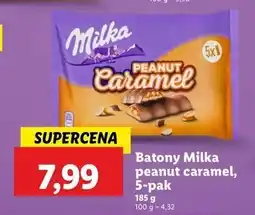 Lidl Batoniki Milka & Peanut Caramel oferta