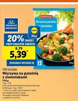 Lidl Warzywa na patelnie z ziemniakami Freshona oferta