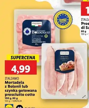 Lidl Szynka prosciutto cotto Italiamo oferta