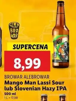 Lidl Piwo mango man lassi sour Alebrowar oferta